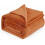 Couverture polaire GentleSoft, format queen, couleur mangue, 280 g/m² 1