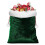 Weihnachtsmann-Geschenktüte, groß, rosa Samt, Kordelzug 5