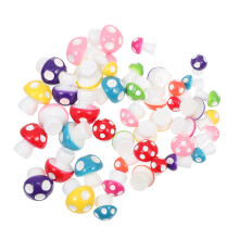 Mini Resin Mushroom Ornaments 45 pcs
