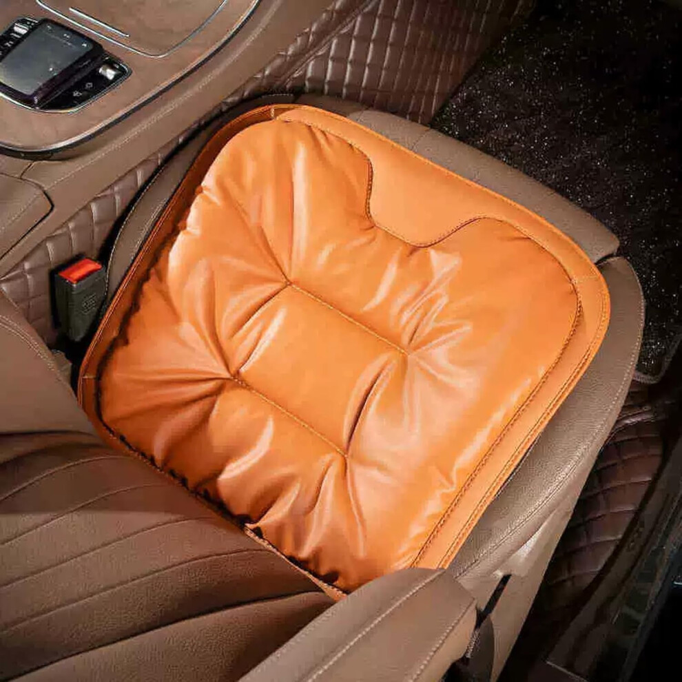 Leather Car Seat Cushion Skin-Friendly Non-Slip Memory Foam 9032631844525