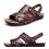 Men's Genuine Leather Classic Open Toe Sandals 3