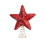 Plastic Christmas Tree Topper Star Red Gold White 1