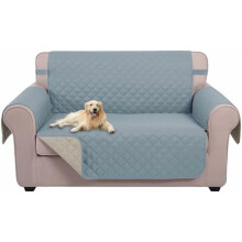 Reversible Sofa Cover for 2-Seater, Water-Resistant,
