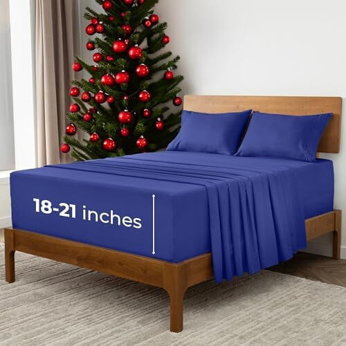 Extra Deep Full Microfiber Sheet Set – 4-Piece, 16"