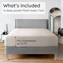 Bamboo Viscose Queen Sheet Set, Cooling & Soft
