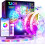 Λωρίδες LED RGB 100ft με εφαρμογή και τηλεχειριστήριο 1