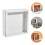 Clear ABS Plastic Display Box 24.8 x 24.8 x 8 cm 1