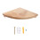 Étagère d'angle flottante murale - 23 cm 7