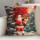 Christmas Printed Pillow Cover, Red – Standard Size, 1