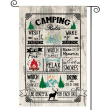 Summer Camp 2025 Garden Flag Double-Sided 12x18 in