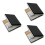 3Pièces Boîtier De Rangement Cigarettes Noir Robuste Mode 6