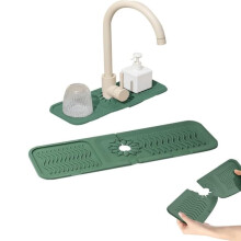 PVC Faucet Splash Drain Mat 44 x 13.5 cm