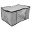 Grey Non-Woven Wardrobe Storage Box 50x35x27cm 1