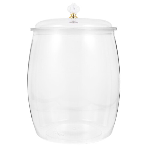 Clear Plastic Airtight Storage Jar 6.5L