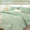 Set copripiumino matrimoniale verde oliva, 3 pezzi 2