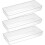 3 Pack PET Drawer Organizer Tray 15" x 6" x 2" 1