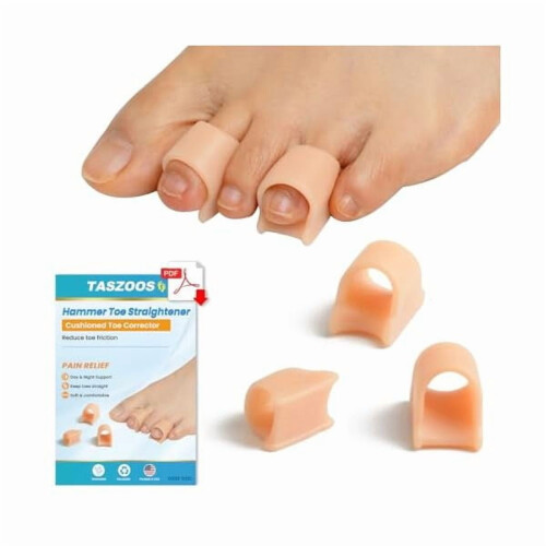 Νάρθηκας ισιώματος δακτύλων Hammer Toe Gel για άνδρες και γυναίκες, μεγάλος