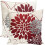 Conjunto de 2 capas de almofada de linho com bolinhas pretas, 45x45 cm (18x18 polegadas) 1