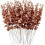 36 Pcs Artificial Eucalyptus Stems, 15 Inch, Dark Brown 1
