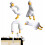 Duck Figurine Desktop Ornament 3D Craft 1