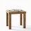 Square Oak Side Table Small Coffee Table Bedside End Table Living Room 35cm 1