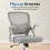 Chaise de bureau ergonomique EDX grise 250 lbs 6