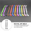 Silicone Eyeglass Straps Black Glass Strings 2 Pcs 6