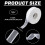 Weißes Polyester-Drahtband, 1 Zoll x 20 Yards 2
