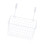 White Over-Door Metal Storage Basket 3