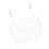 White Over-Door Metal Storage Basket 4