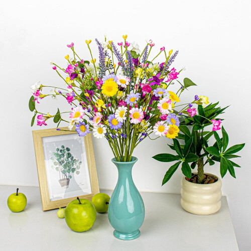Agrafe florale artificiale de primăvară – pachet de 12, 43 cm 1