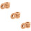 12Pièces Couvercles Bois Khaki Pour Vase Hydroponique 10