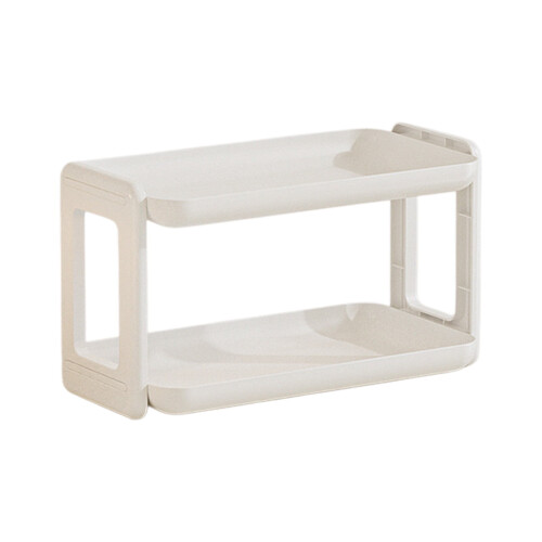 2-Tier White Desk Organizer Shelf 1