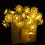 Φωτιστικά Sloar Flower String, LED Lotus Fairy Lights Αδιάβροχα Χριστουγεννιάτικα Φώτα Λουλουδιών 5