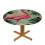 Flamingo & Palm Round Tablecloth, Polyester, 42-46 in 3