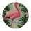 Flamingo & Palm Round Tablecloth, Polyester, 42-46 in 4