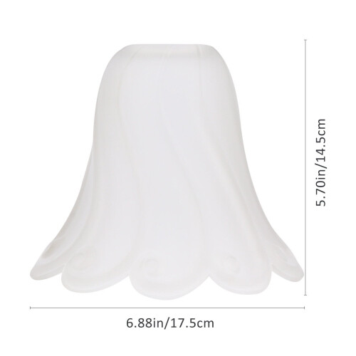 Glass Globe Lamp Shade Replacement 17.5 x 14.5 cm 1