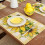 4 Pack Cotton-Linen Placemats 18x12 Inch 5