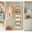 6-Tier Hanging Closet Organizer with 3 Drawers, Foldable 2