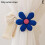Lot de 5 accessoires pour rideaux à fleurs avec sangles réglables 7