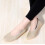 Γυναικεία Δερμάτινα Παπούτσια Loafers Μονόχρωμα Slip-on Flat Παπούτσια Άνετα Casual Φλατ για 2