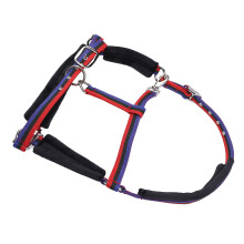Wearproof Nylon Horse Halter Adjustable Chin for 1.35-1.65m Equestrian Training