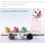 Mini ceramic toothbrush holder set 6 pieces 4