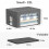 3-Pack Linen Foldable Storage Bins 22L Each 3