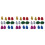 36Pièces Accessoires Pompons Pour Encouragement Multicolores 4