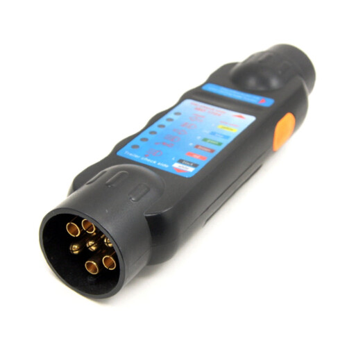 Trailer Light Tester Trailer Connector Tester Black 2