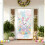 Cortina de Páscoa para porta com estampa de coelhinho e ovo, 91 x 183 cm (36 x 72 polegadas) 3