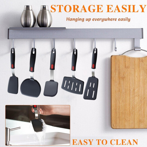 Tacar Spatula Silicone 5 phíosa, Teasfhriotaitheach go 600F 1
