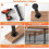 Conjunto de 4 pés de apoio central ajustáveis para cama, de 18 a 31 cm (7,08 a 12,2 polegadas), compatíveis com estruturas de cama, armários, 3