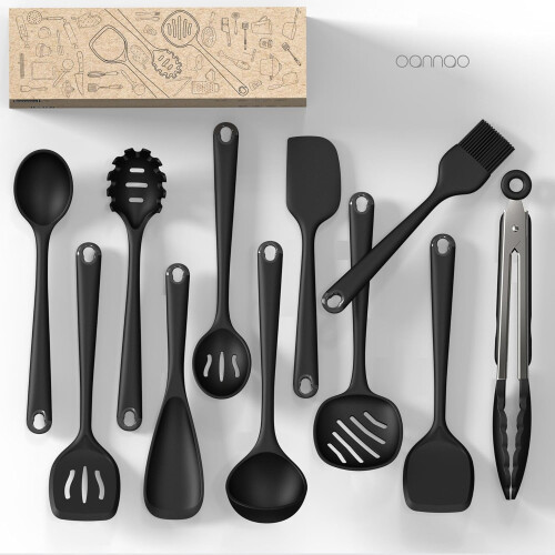 Silikon-Küchenhelfer-Set, 12-teilig, hitzebeständig 2